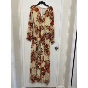 Baltic Born Fall Floral Lydia Maxi Dress